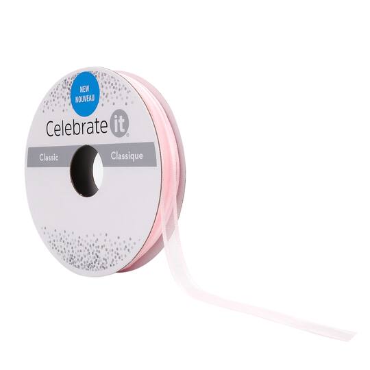 24 Pack: 1/4" x 10yd. Sheer Satin Edge Ribbon by Celebrate It®